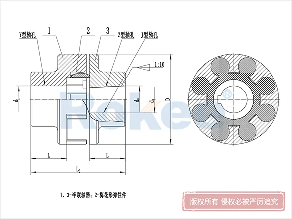 LM(ML)型梅花联轴器