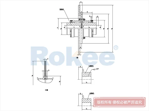 WGP型带制动盘鼓形齿式联轴器