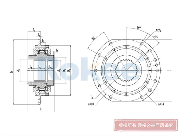 WJ型球面滚子卷筒联轴器